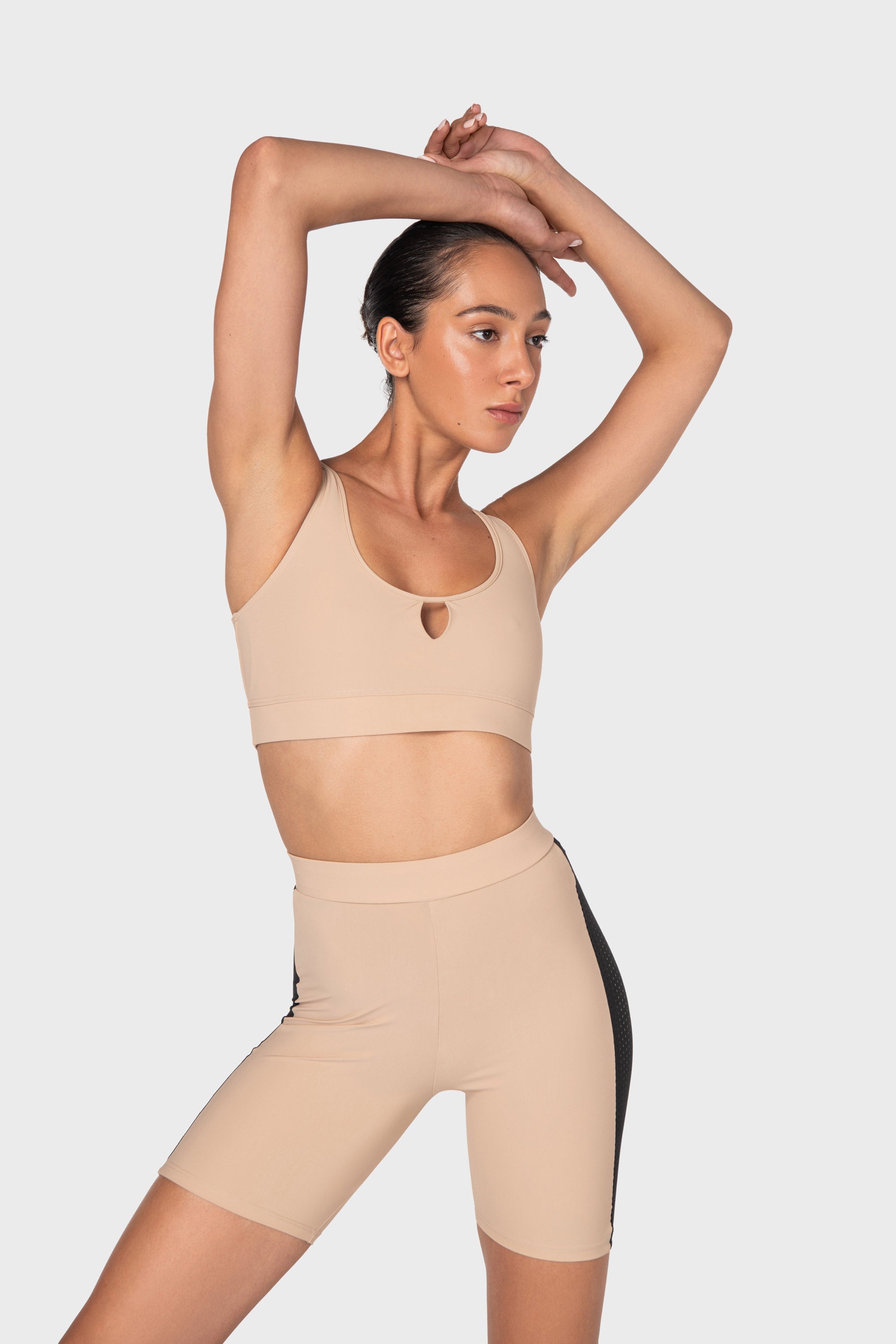 DORA - Cropped leggings in nude – PHYZIKA