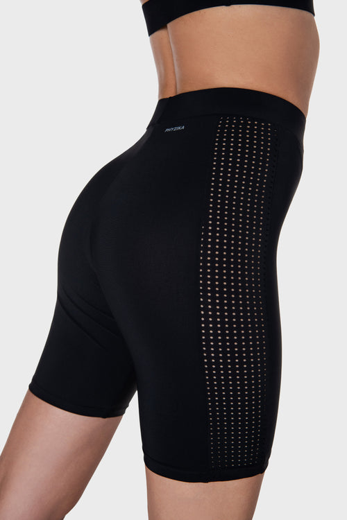 DORA - Cropped leggings in black